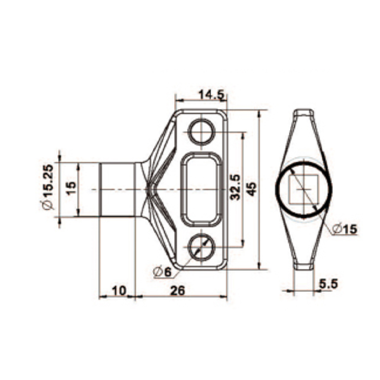 Tipo de herramienta Llave de plástico-3705-4