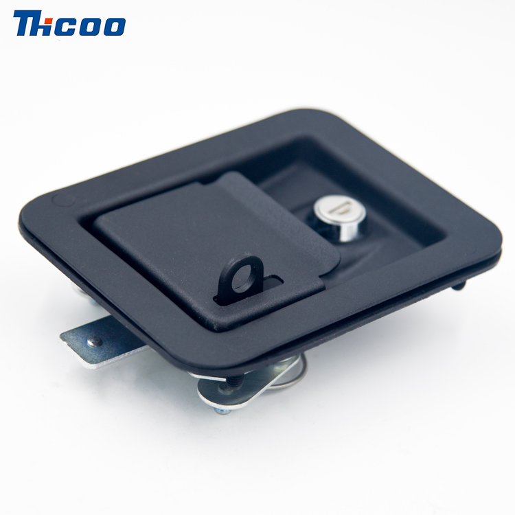 Manija de elevación tipo panel Cerradura de palanca de tres puntos-A7831-A7832