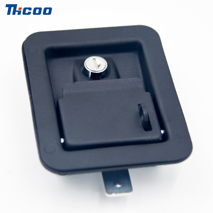 Manija de elevación tipo panel Cerradura de palanca de tres puntos-A7831-A7832