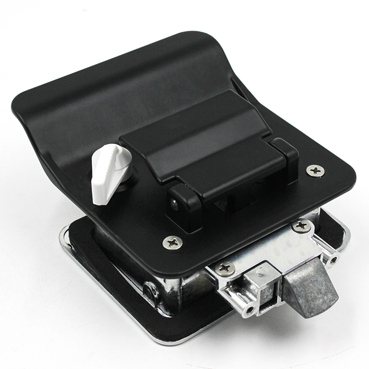 Cerraduras de lengüeta de apertura doble para interiores y exteriores para autocaravanas, cromadas-A7902-1116
