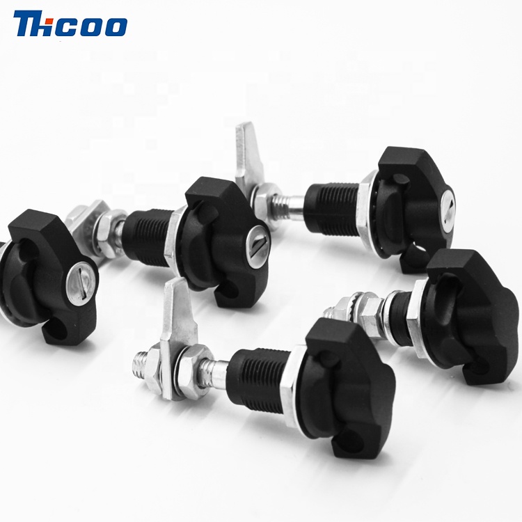 Manija en forma de ala Tipo de candado Cerradura de lengüeta de giro ajustable-A6073