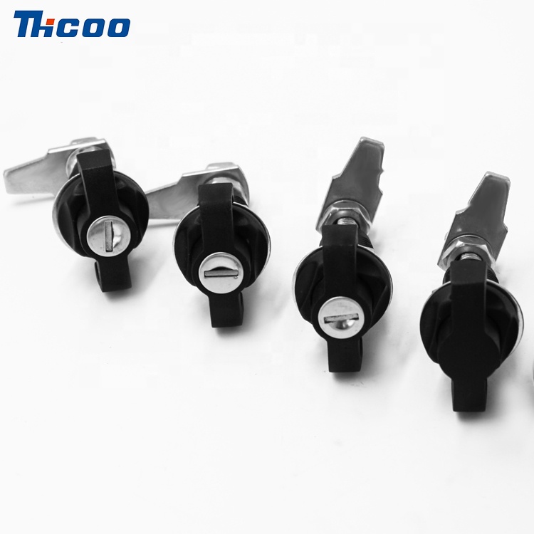 Manija en forma de ala Tipo de candado Cerradura de lengüeta de giro ajustable-A6073