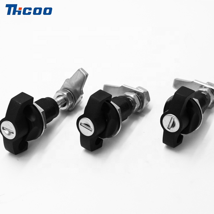 Manija en forma de ala Tipo de candado Cerradura de lengüeta de giro ajustable-A6073