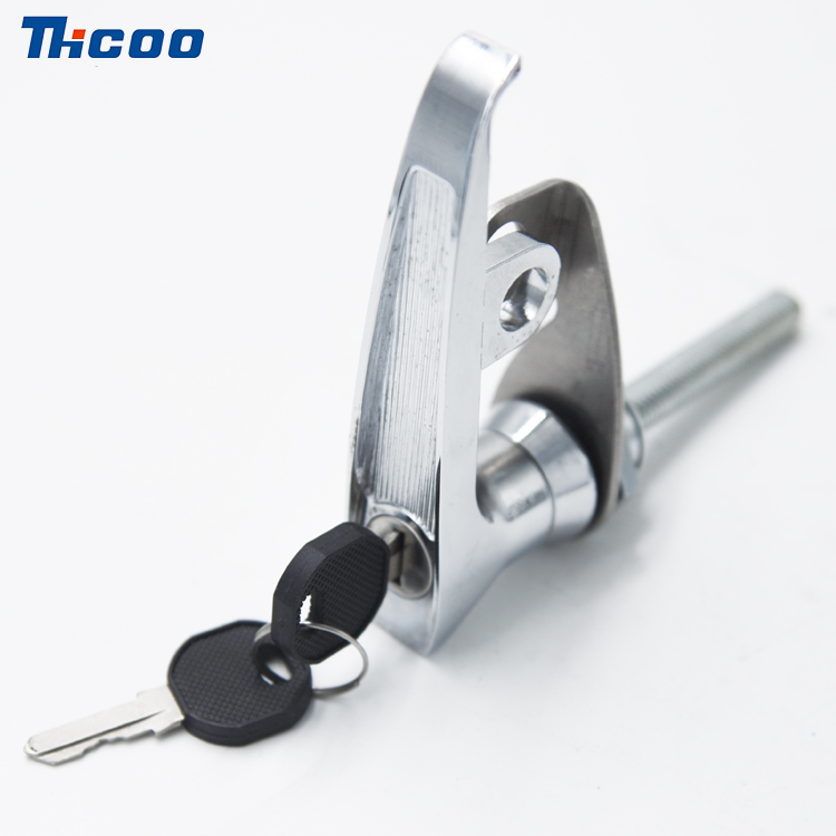 Cerradura de leva ajustable con manija en forma de L-A6103-6104