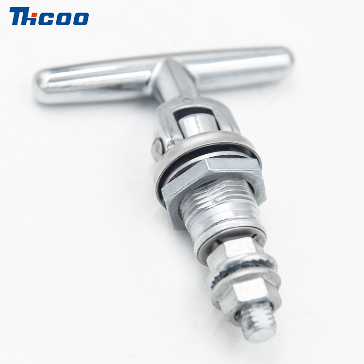 Cerradura de leva fija con manija plegable-A6309-10