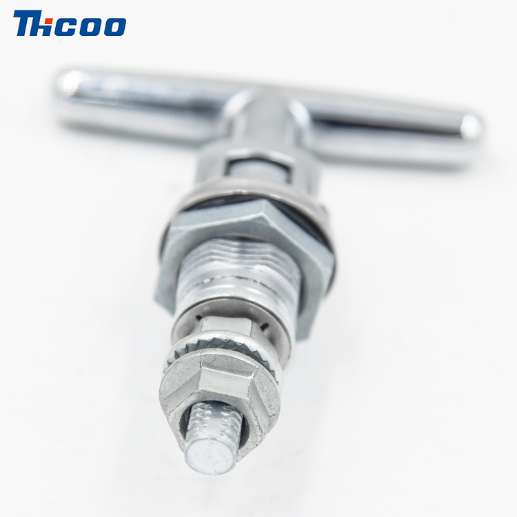 Cerradura de leva fija con manija plegable-A6309-10