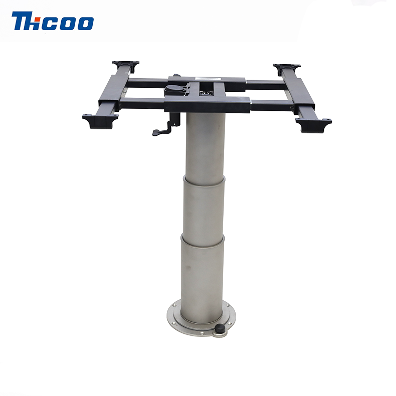 Mesa elevadora neumática de una sola pata