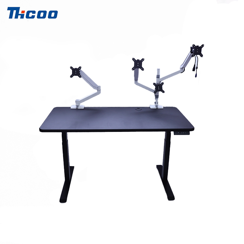 Mesa elevadora de tres secciones con carga positiva y motor doble con tablero